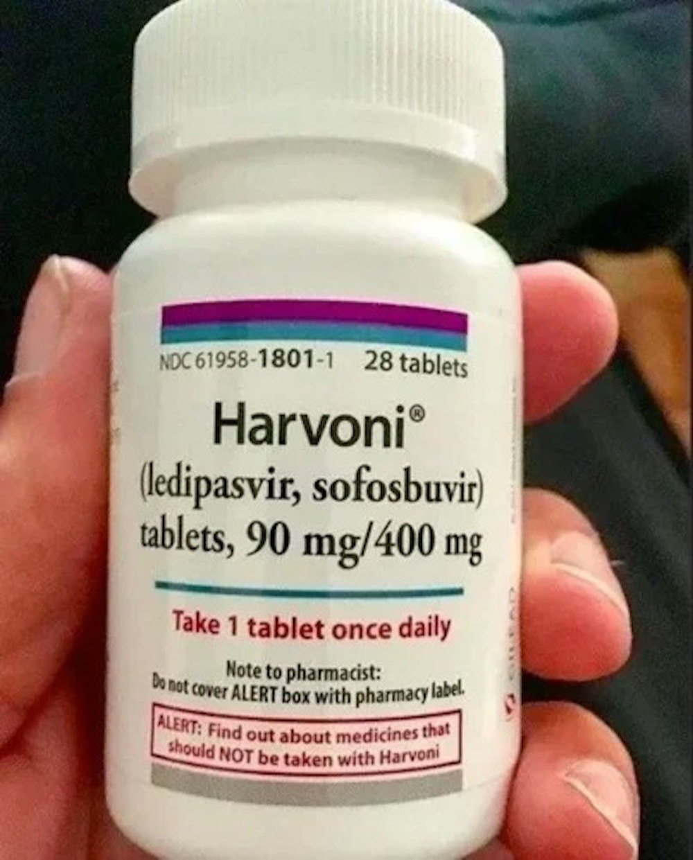 Harvoni product image UK